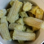 Corn Shucks, Kernels Removed
